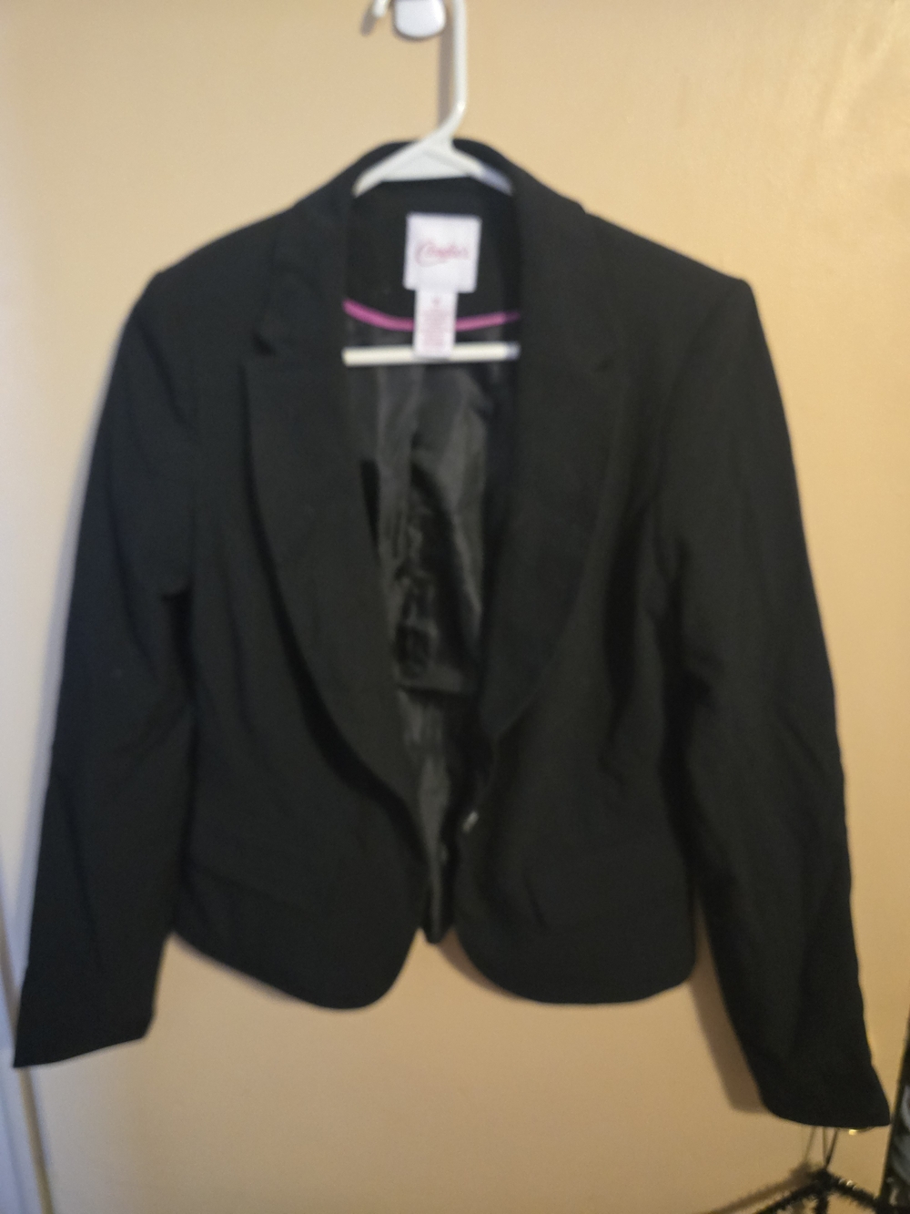 Candie's Black Women's Tailored Blazer